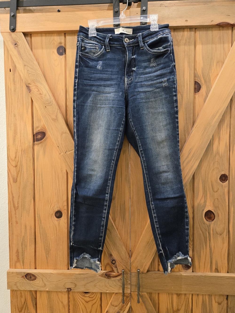 KanCan Dark Blue Distressed Skinny Jeans